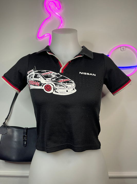 2013 NISSAN Graphic Collard Baby Tee