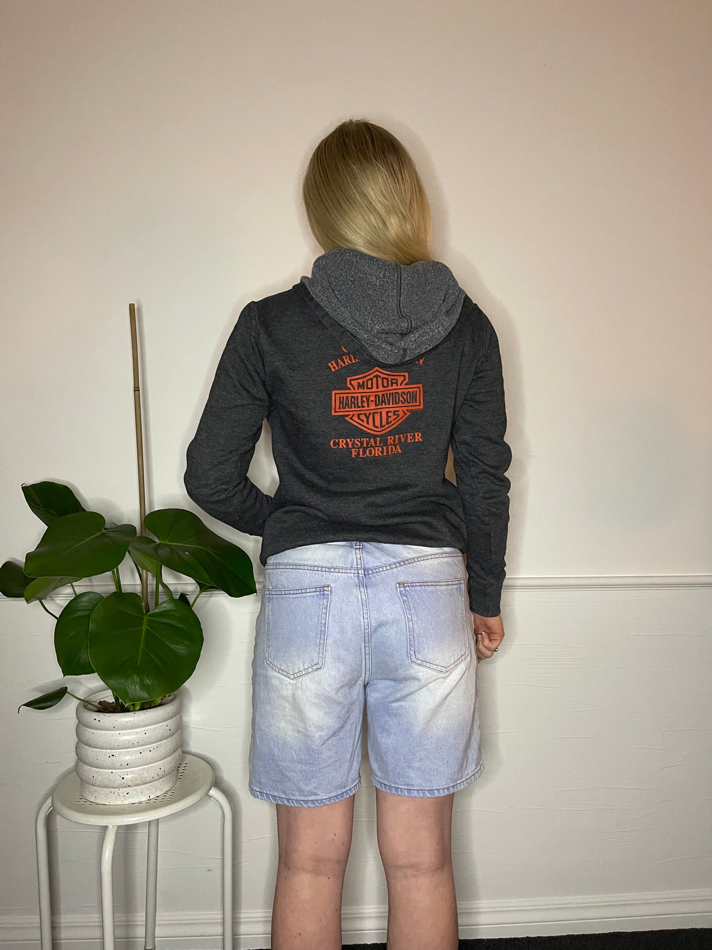 Harley Davidson Hoodie Grey