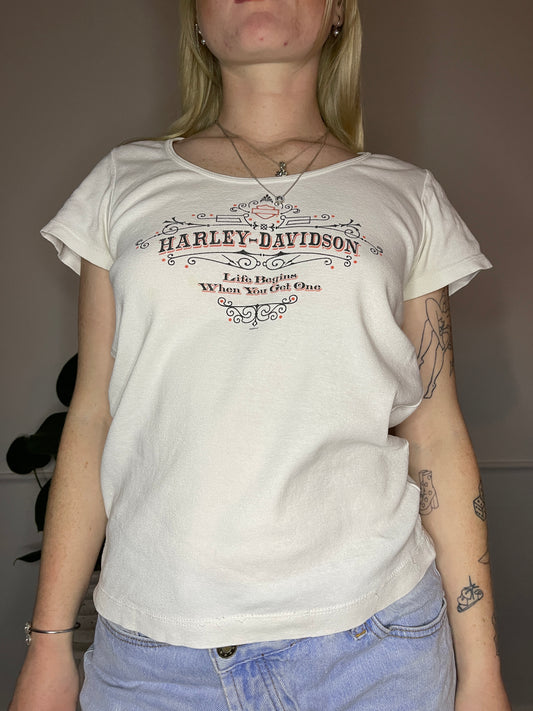 Harley Davidson Life Begins When You Get One T-Shirt