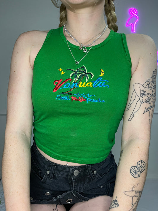 VANUATU Embroidered Tank Top